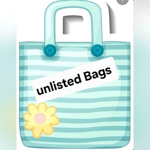 Unlisted Blue Striped Tote with Floral Accent